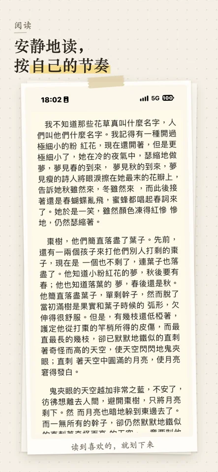 阅读：安静地读，按自己的节奏