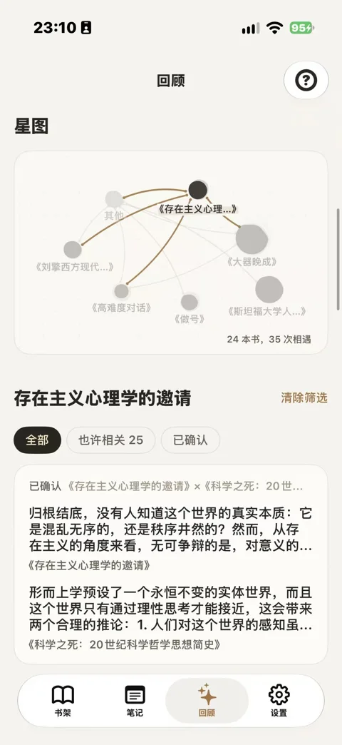 EasyReadAI 星图：24 本书之间的关联